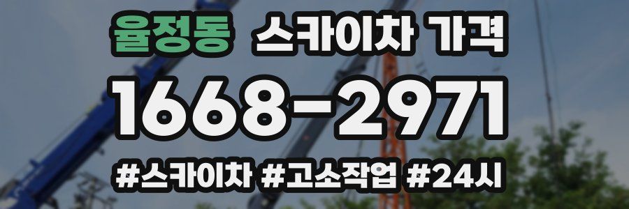 율정동 스카이차 가격