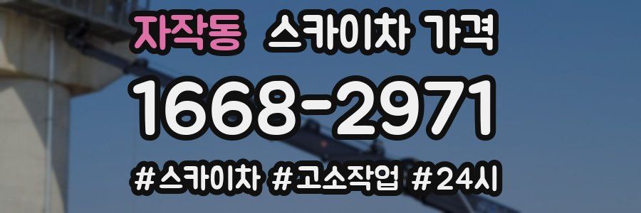 자작동 스카이차 가격