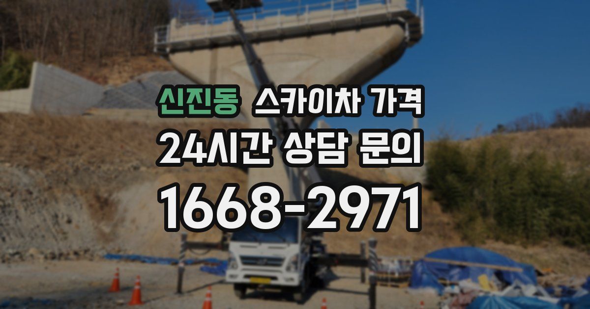 신진동 스카이차 가격