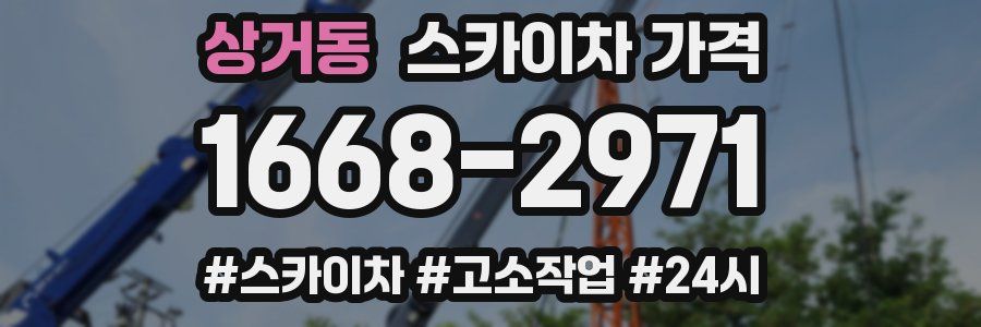 상거동 스카이차 가격