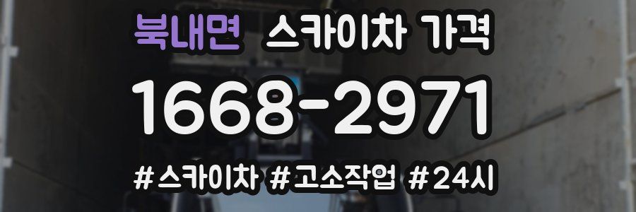 북내면 스카이차 가격