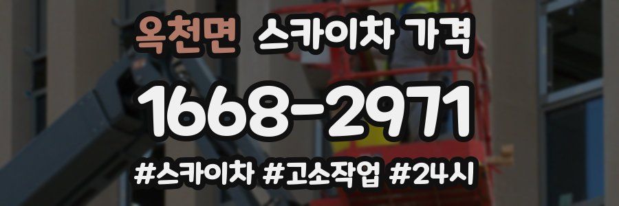 옥천면 스카이차 가격