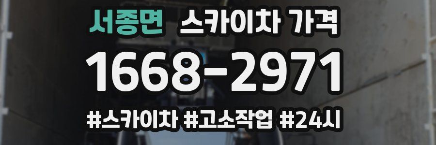 서종면 스카이차 가격