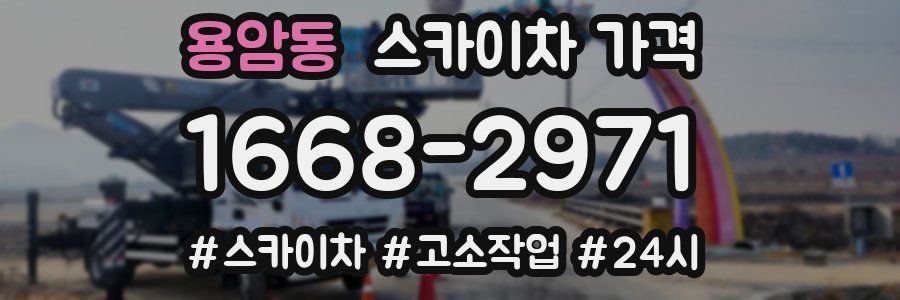 용암동 스카이차 가격