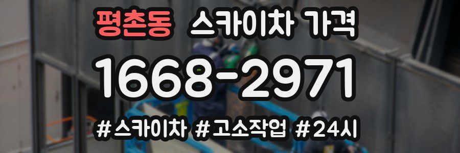 평촌동 스카이차 가격