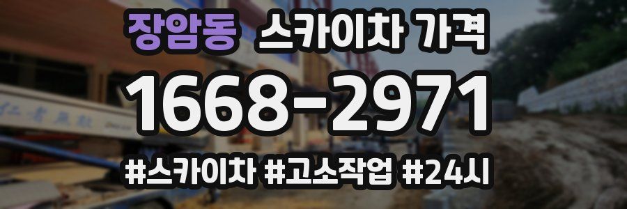 장암동 스카이차 가격