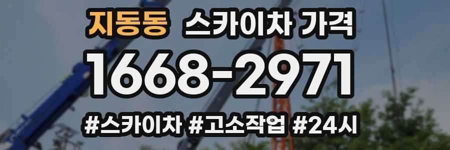 지동동 스카이차 가격