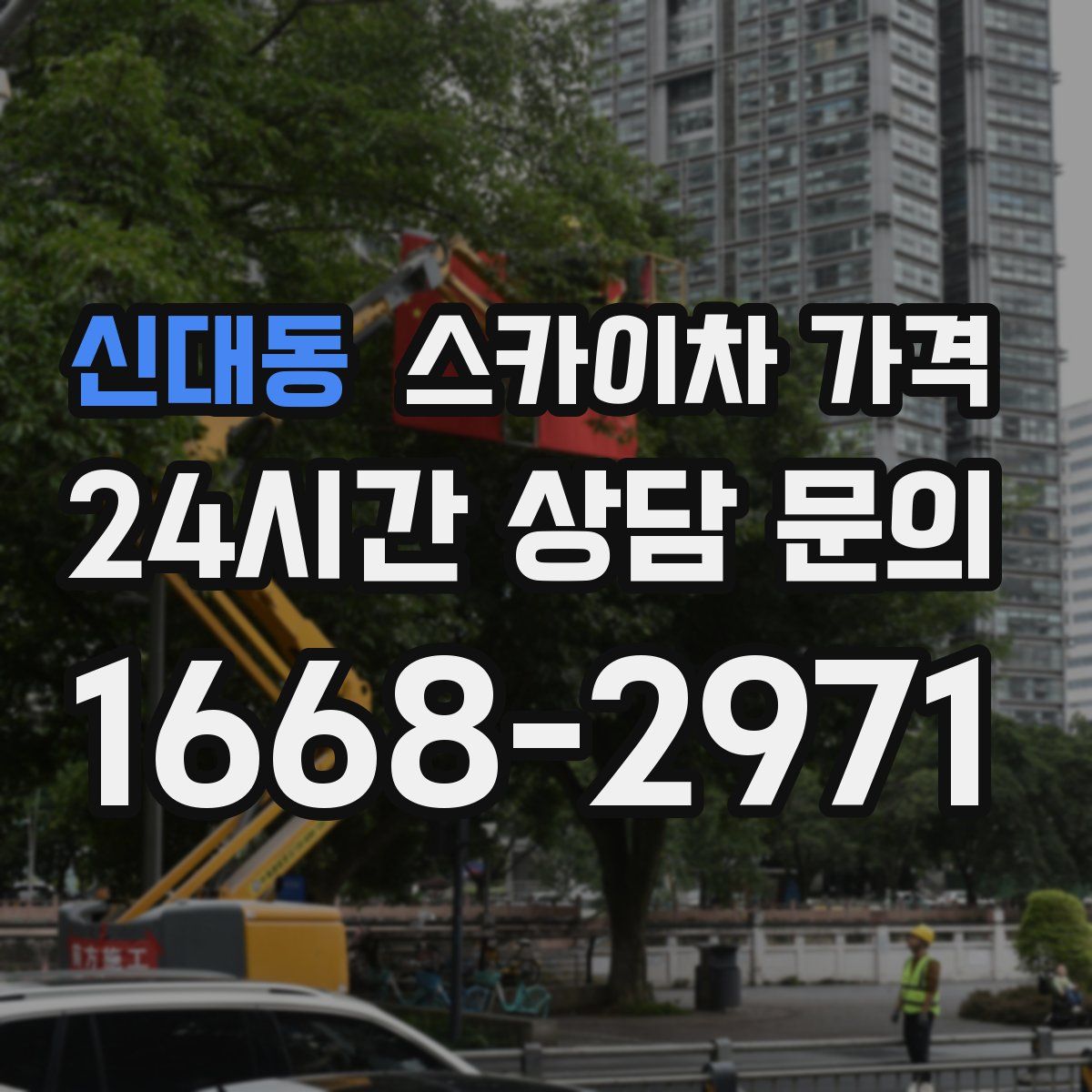 신대동 스카이차 가격