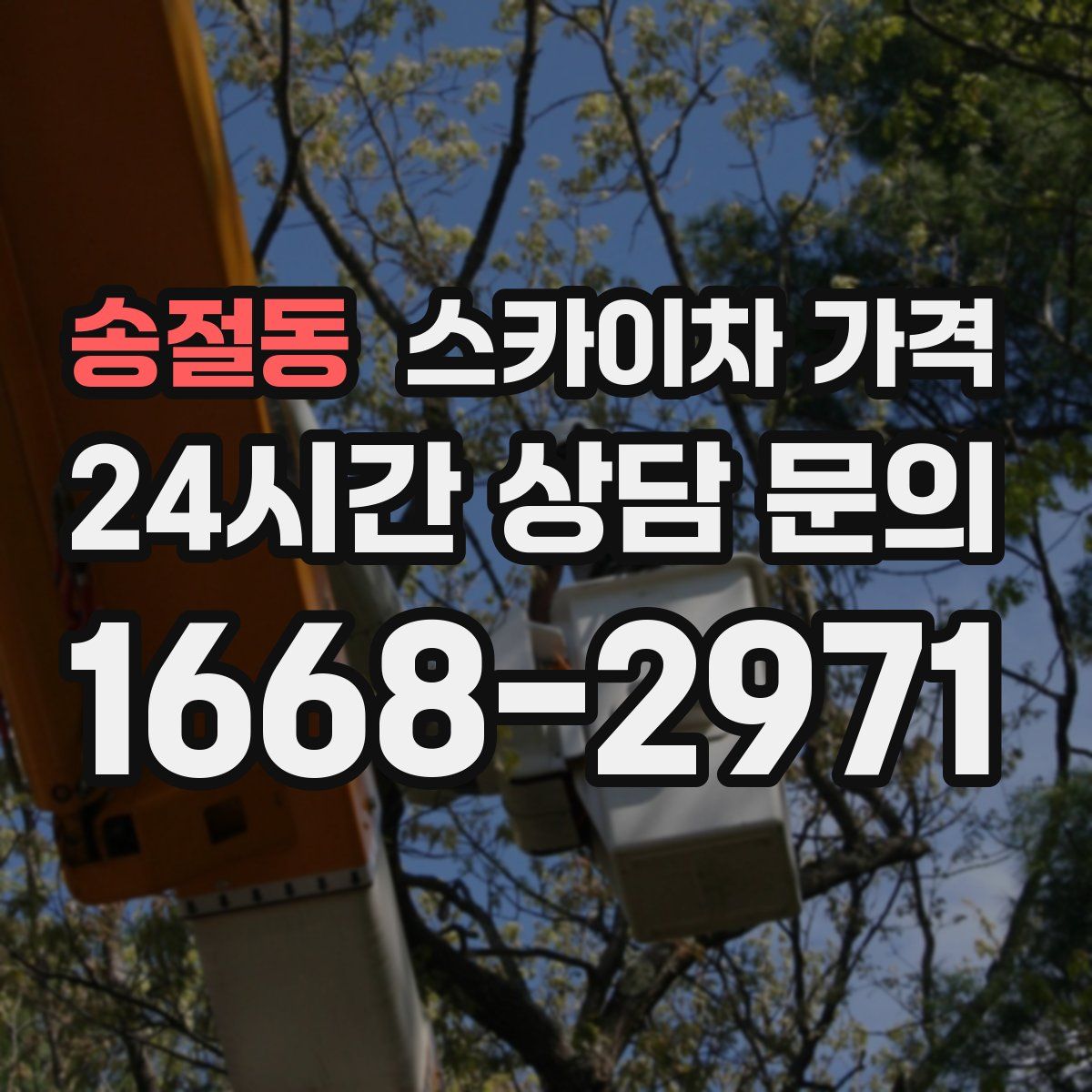 송절동 스카이차 가격