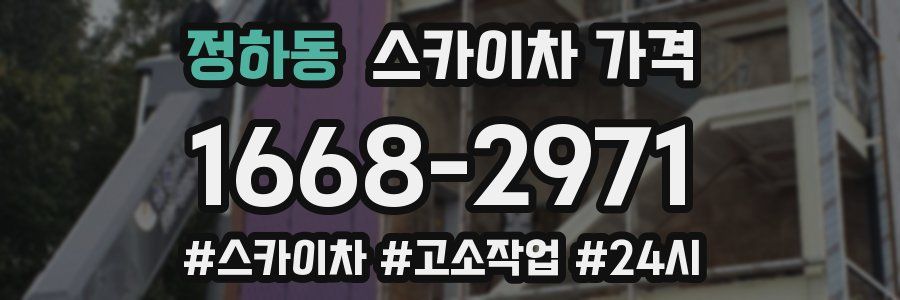 정하동 스카이차 가격