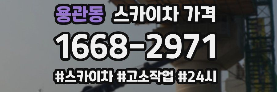 용관동 스카이차 가격