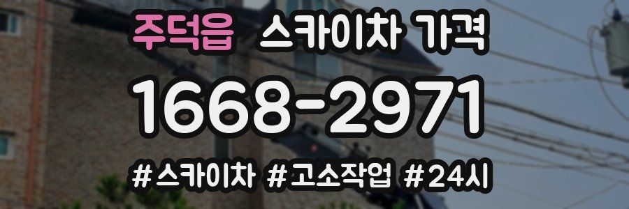 주덕읍 스카이차 가격