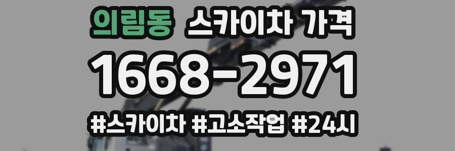 의림동 스카이차 가격