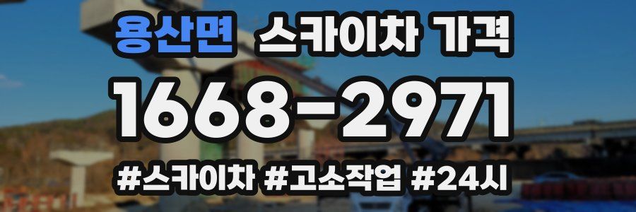 용산면 스카이차 가격