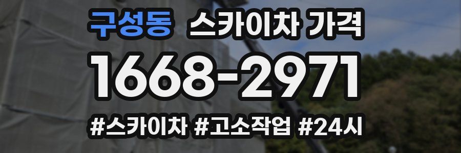 구성동 스카이차 가격