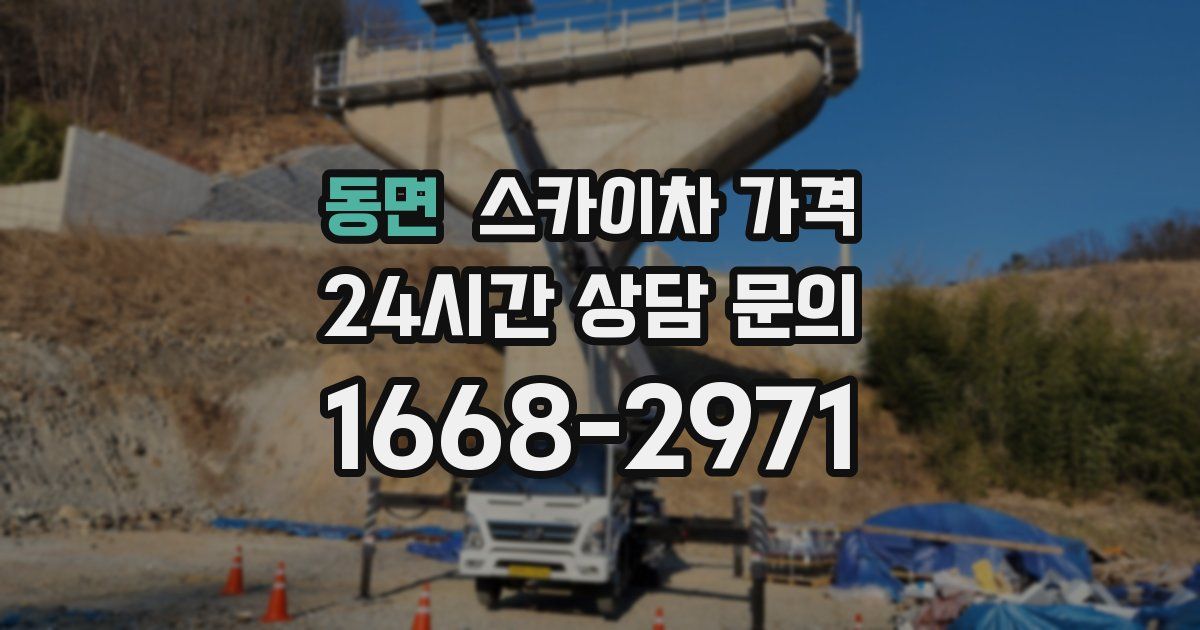 동면 스카이차 가격