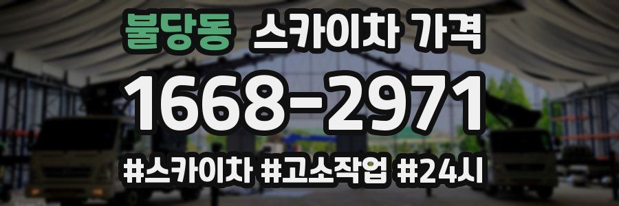 불당동 스카이차 가격