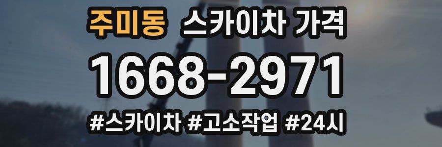 주미동 스카이차 가격