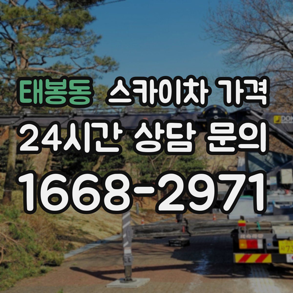 태봉동 스카이차 가격