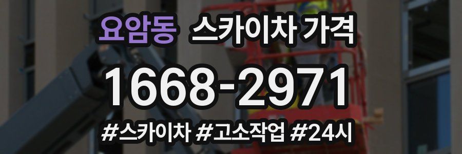 요암동 스카이차 가격