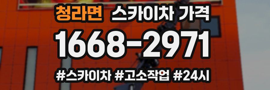 청라면 스카이차 가격