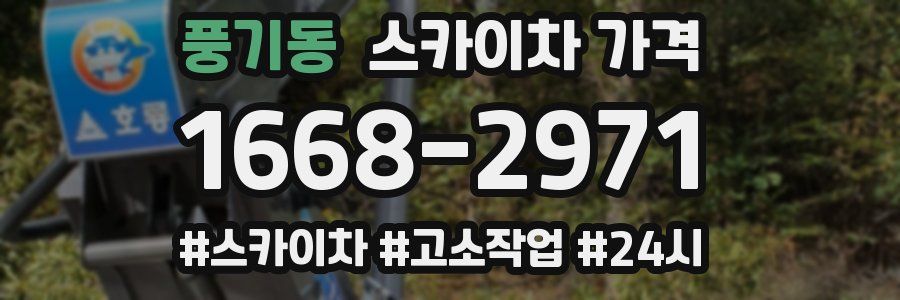 풍기동 스카이차 가격