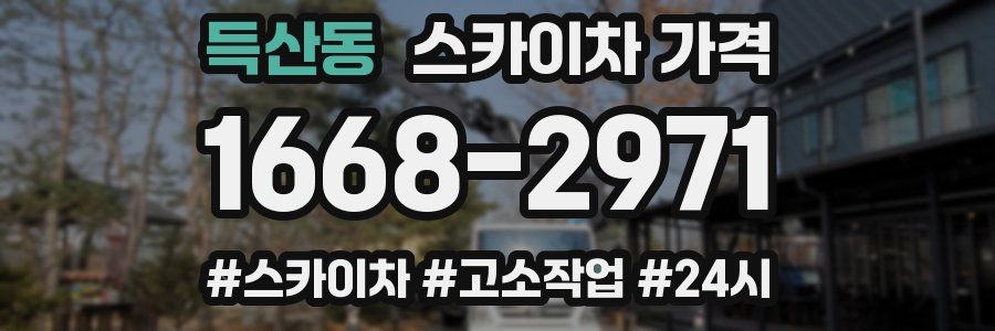 득산동 스카이차 가격