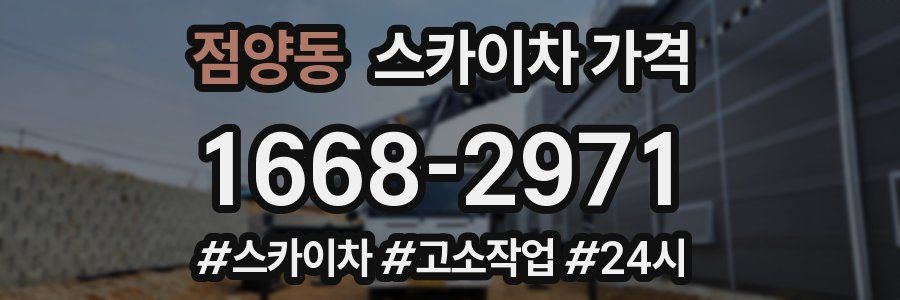 점양동 스카이차 가격