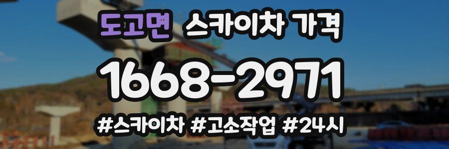 도고면 스카이차 가격