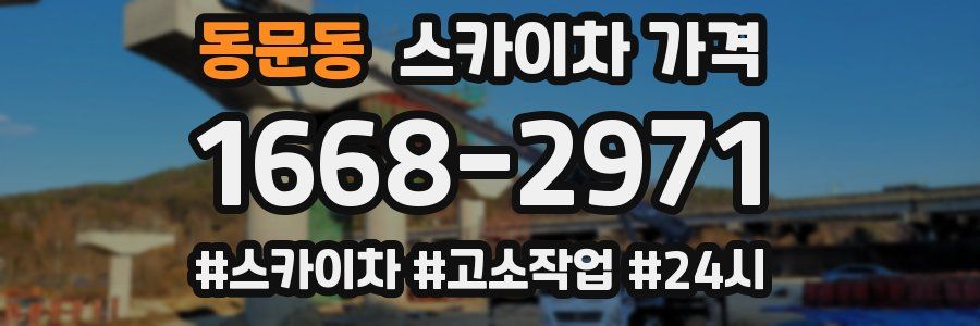 동문동 스카이차 가격