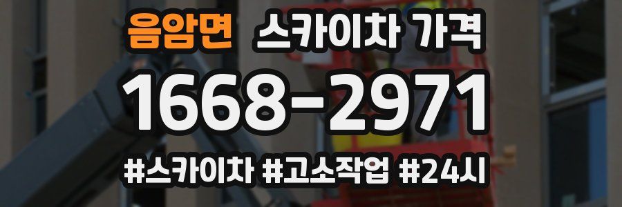 음암면 스카이차 가격