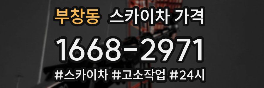 부창동 스카이차 가격