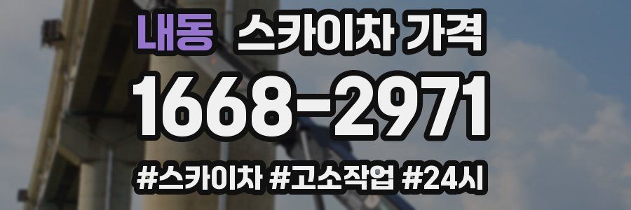 내동 스카이차 가격