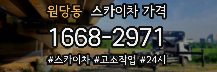 원당동 스카이차 가격