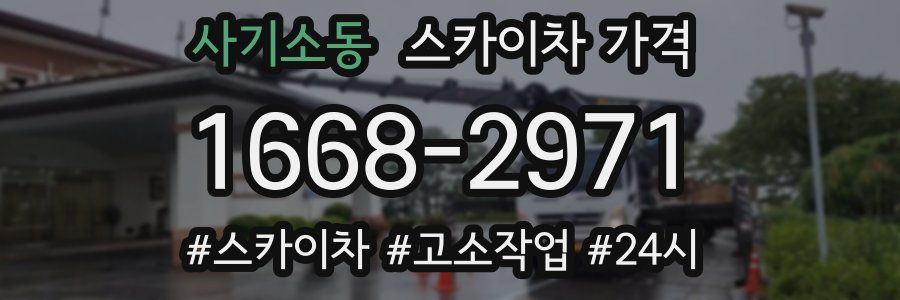 사기소동 스카이차 가격