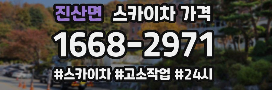 진산면 스카이차 가격