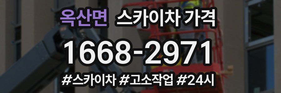 옥산면 스카이차 가격