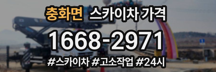 충화면 스카이차 가격