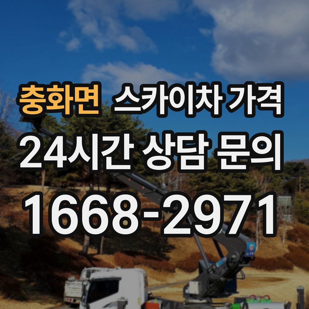 충화면 스카이차 가격