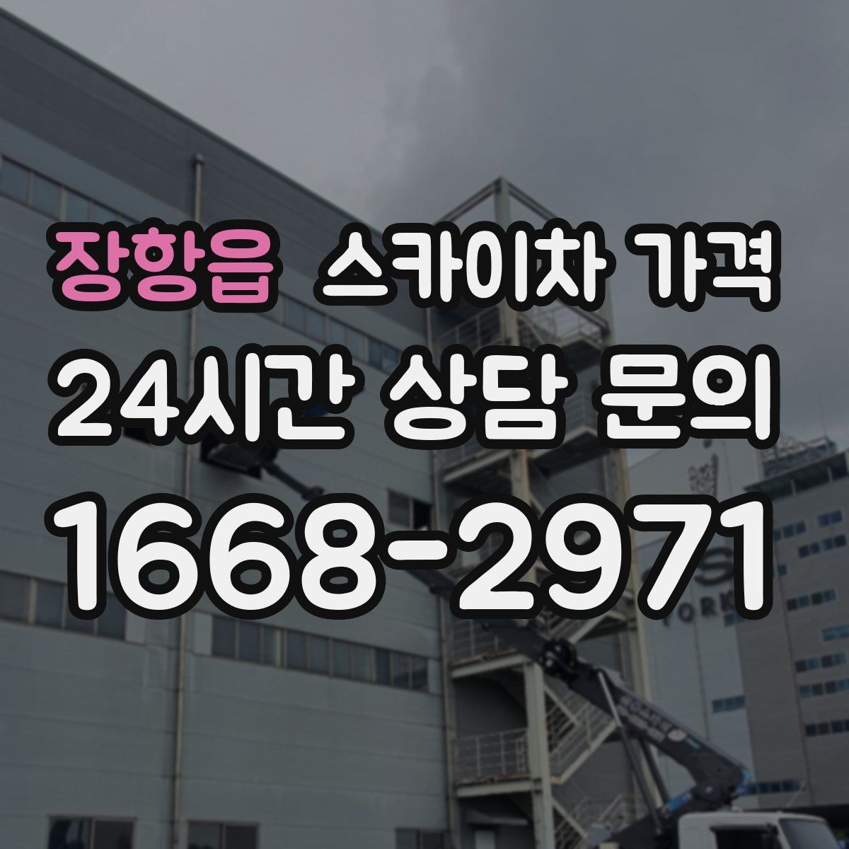 장항읍 스카이차 가격