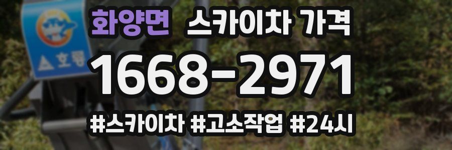 화양면 스카이차 가격