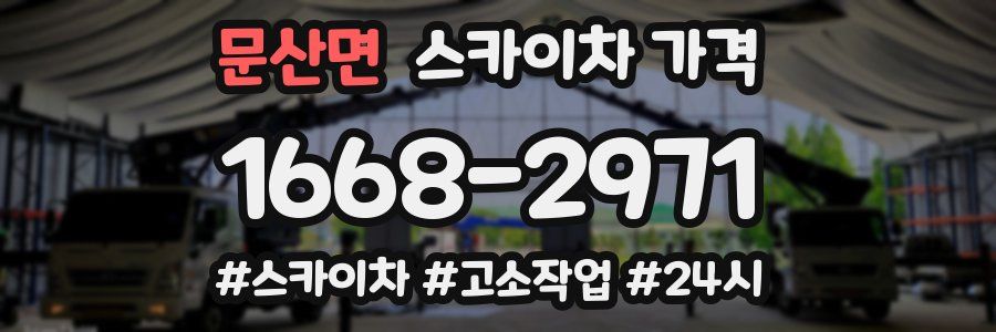 문산면 스카이차 가격