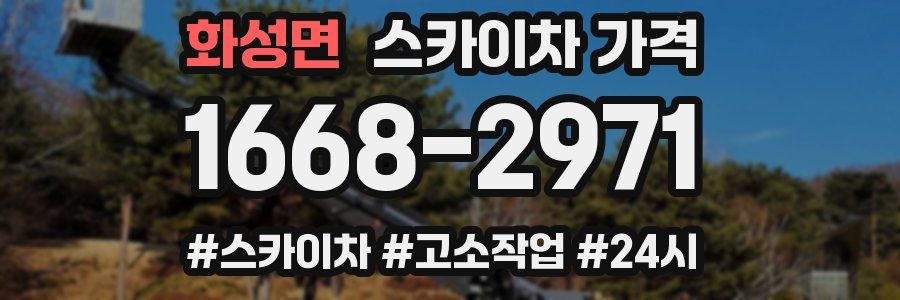 화성면 스카이차 가격