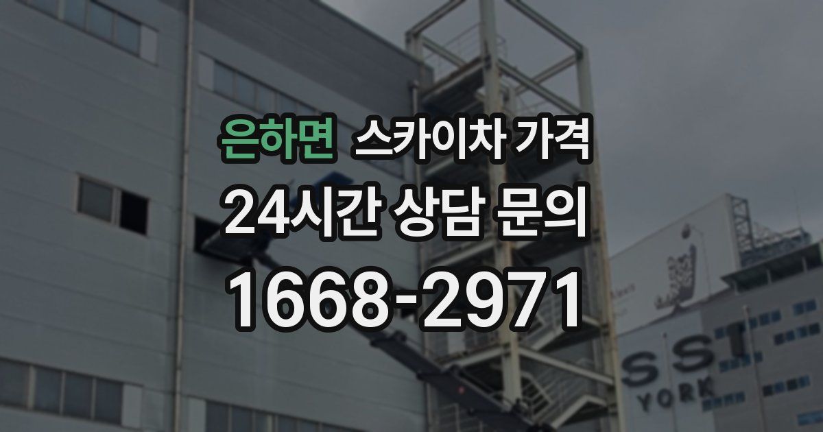 은하면 스카이차 가격