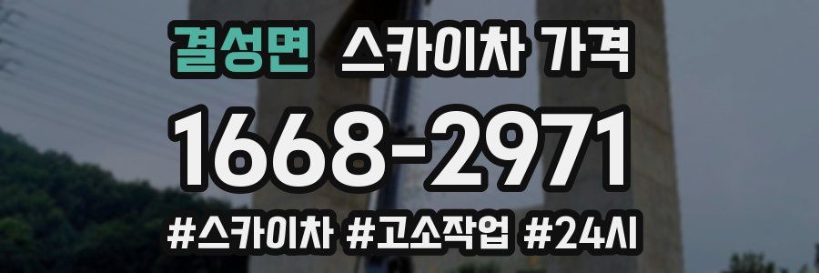 결성면 스카이차 가격