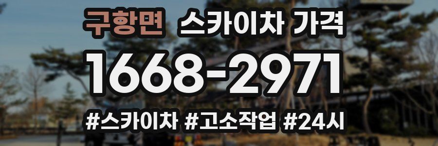 구항면 스카이차 가격