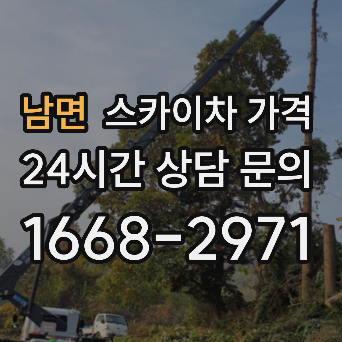 남면 스카이차 가격