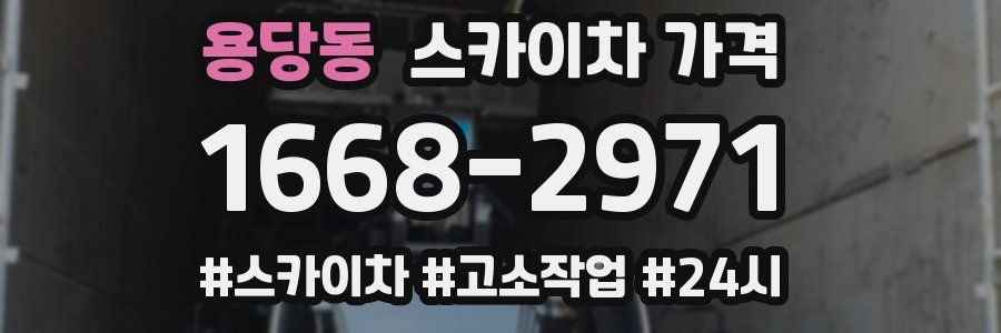 용당동 스카이차 가격