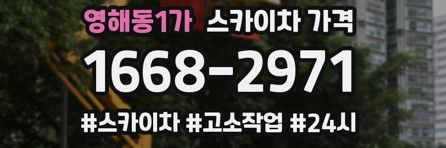 영해동1가 스카이차 가격