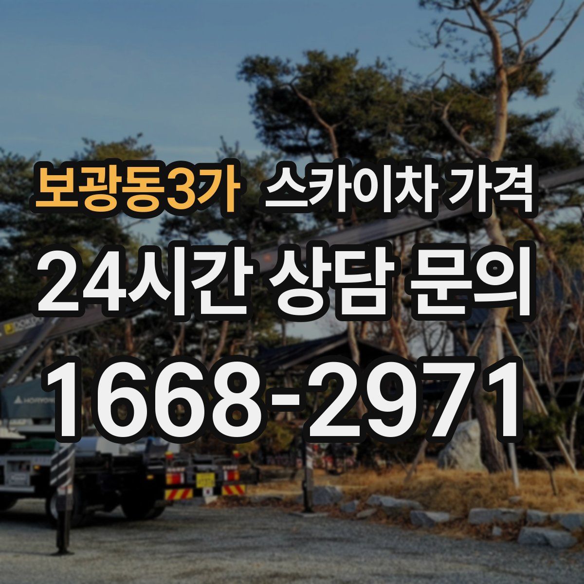 보광동3가 스카이차 가격
